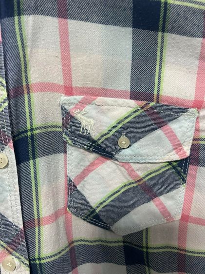 🌈 เสื้อเชิ้ตแขนยาว ลายสก็อต แบรนด์  abercrombie แท้💯🌈 รูปที่ 6