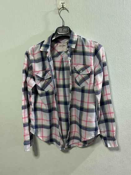 🌈 เสื้อเชิ้ตแขนยาว ลายสก็อต แบรนด์  abercrombie แท้💯🌈 รูปที่ 4