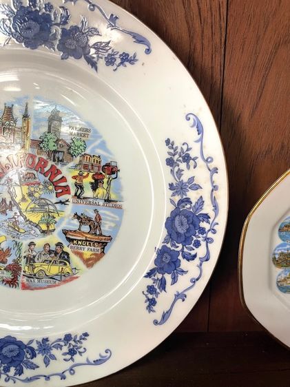 จานกระเบื้อง งานยุโรป เก่าสะสม รูปที่ 3