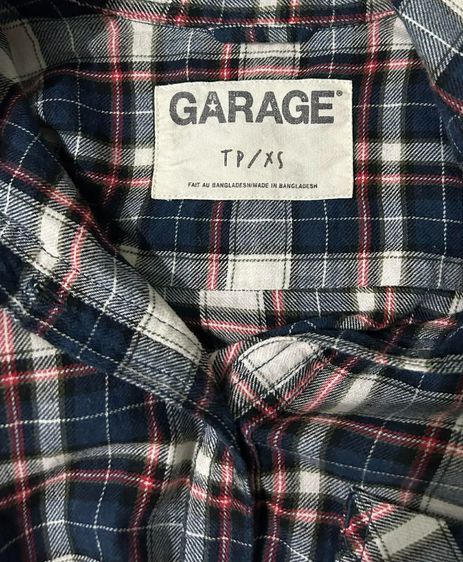 🌈 เสื้อเชิ้ตแขนยาว ลายสก็อต แบรนด์ garageแท้💯🌈 รูปที่ 7