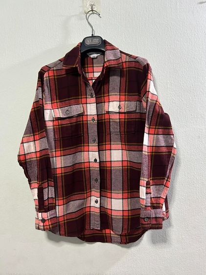 ❌หมด❌🌈 เสื้อเชิ้ตแขนยาว ลายสก็อต แบรนด์ Old Navy(โอลด์ เนวี)แท้💯🌈 รูปที่ 2