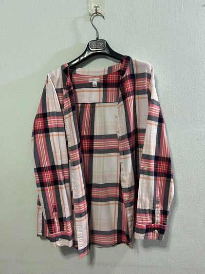 🌈 เสื้อเชิ้ตแขนยาว ลายสก็อต แบรนด์ Croft Barrow(ครอฟท์แอนด์บาร์โรว์) แท้💯🌈 รูปที่ 5