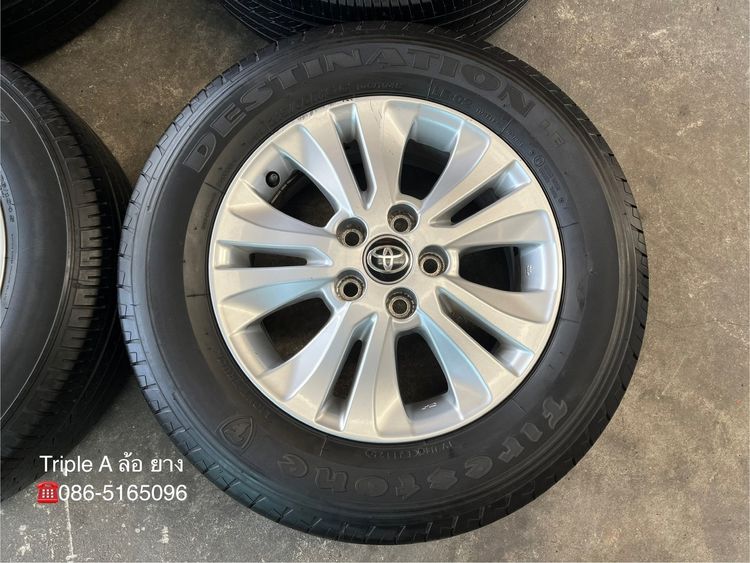 ✨ล้อแม็ก 5รู114✨Toyota Revo ขอบ 16 พร้อมยาง 215-65-16 Dunlop🌟ปลายปี 23🌟 รูปที่ 3