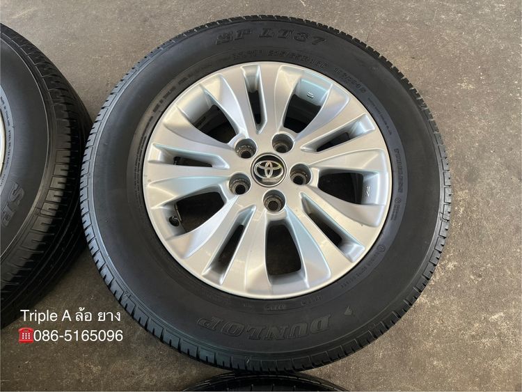 ✨ล้อแม็ก 5รู114✨Toyota Revo ขอบ 16 พร้อมยาง 215-65-16 Dunlop🌟ปลายปี 23🌟 รูปที่ 5