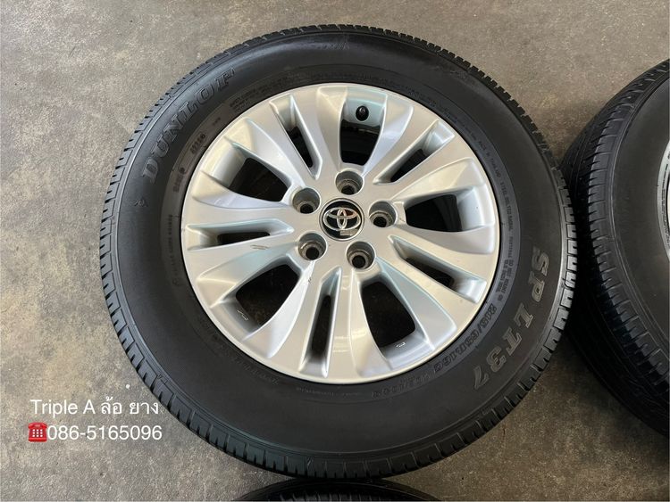 ✨ล้อแม็ก 5รู114✨Toyota Revo ขอบ 16 พร้อมยาง 215-65-16 Dunlop🌟ปลายปี 23🌟 รูปที่ 4