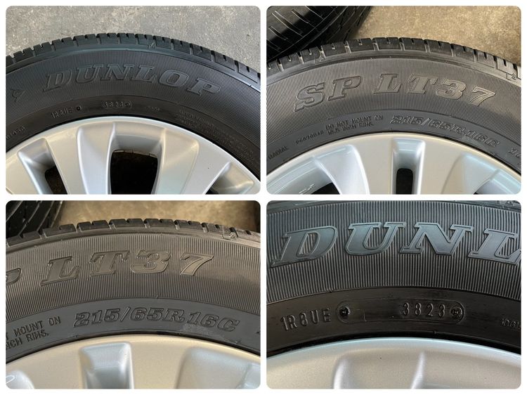 ✨ล้อแม็ก 5รู114✨Toyota Revo ขอบ 16 พร้อมยาง 215-65-16 Dunlop🌟ปลายปี 23🌟 รูปที่ 6