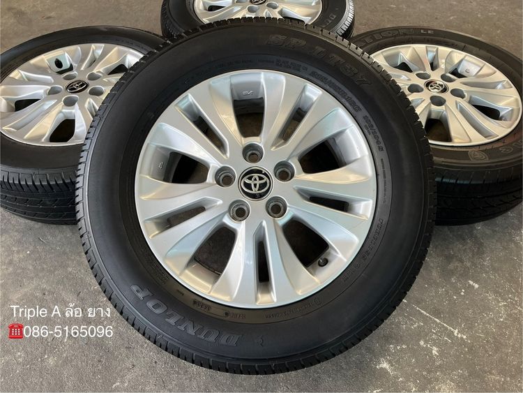 ✨ล้อแม็ก 5รู114✨Toyota Revo ขอบ 16 พร้อมยาง 215-65-16 Dunlop🌟ปลายปี 23🌟 รูปที่ 2