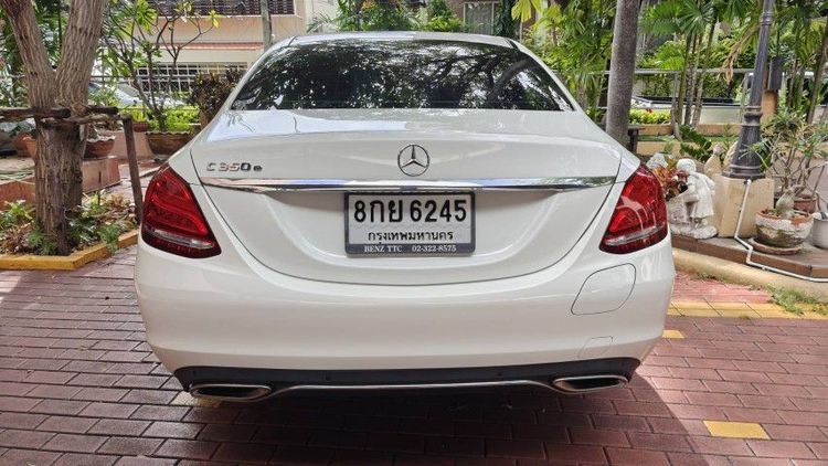 Mercedes-Benz C-Class 2017 C350 Sedan ไฮบริด เกียร์อัตโนมัติ ขาว รูปที่ 2