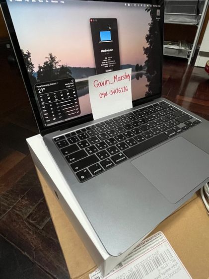 MacBook Air M1 13-inch 2020, Space Gray (8 GB RAM-256 GB SSD) รูปที่ 2