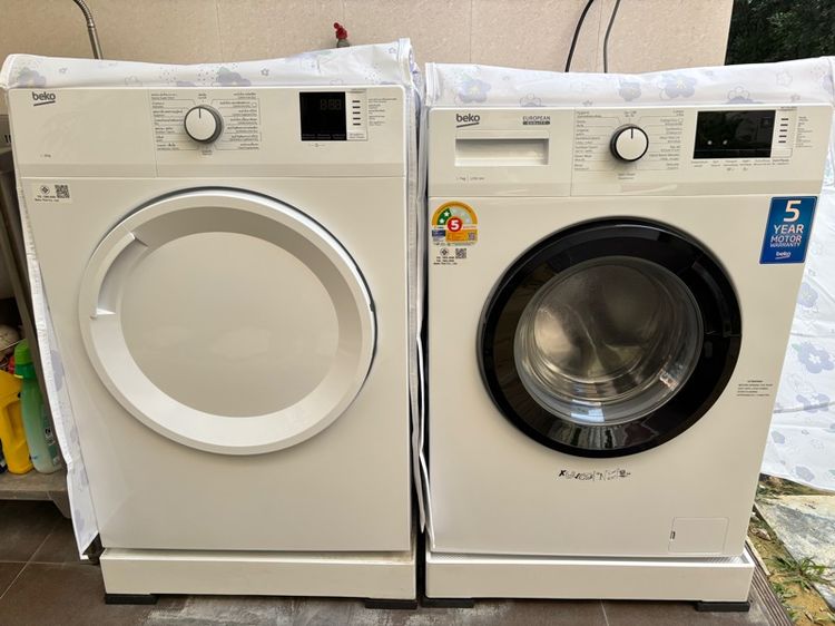 ฝาหน้า Beko เครื่องซักผ้า เครื่องอบผ้า