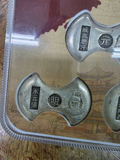 ก้อนสีเงิน สวยเก่าเก็บ หายาก รุ่นเก่า หนักๆ ทั้งชุด 5 ก้อน เหมาๆ ของที่บ้าน พร้อมส่งครับ รูปที่ 4