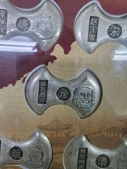 ก้อนสีเงิน สวยเก่าเก็บ หายาก รุ่นเก่า หนักๆ ทั้งชุด 5 ก้อน เหมาๆ ของที่บ้าน พร้อมส่งครับ รูปที่ 6