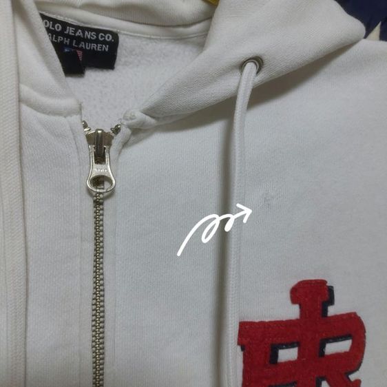 สเว็ตเตอร์มีฮู้ด Polo🇺🇲Ralph Lauren สภาพสวย รูปที่ 16