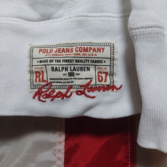 สเว็ตเตอร์มีฮู้ด Polo🇺🇲Ralph Lauren สภาพสวย รูปที่ 8