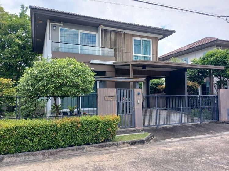 มีบางส่วน ขายบ้านเดี่ยว 2 ชั้น ม.มัณฑนา อ่อนนุช-วงแหวน 4 ประเวศ ทำเลดี เดินทางสะดวก ใกล้สำนักงานเขตประเวศ รูปที่ 2