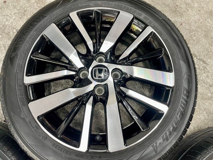 ล้อแม็ก HONDA CITY RS ขอบ 16” สีเดิม แถมยาง YOKOHAMA 185-55R16 ปี 20 รูปที่ 7