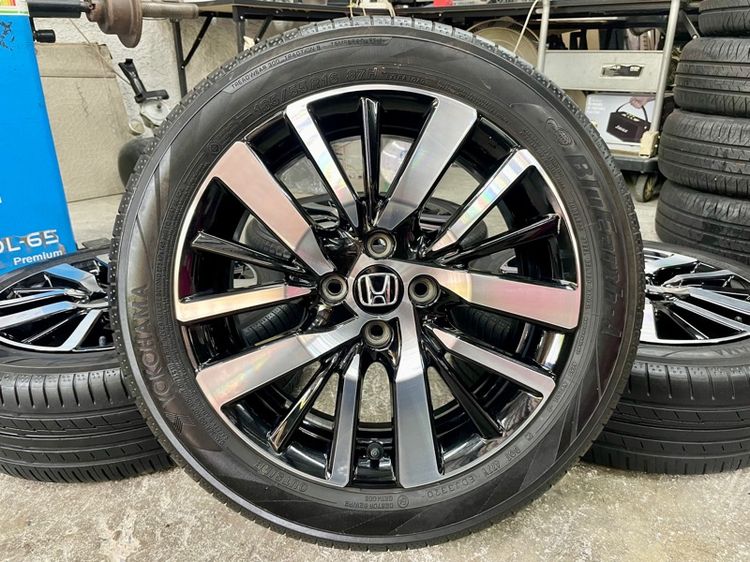 ล้อแม็ก HONDA CITY RS ขอบ 16” สีเดิม แถมยาง YOKOHAMA 185-55R16 ปี 20