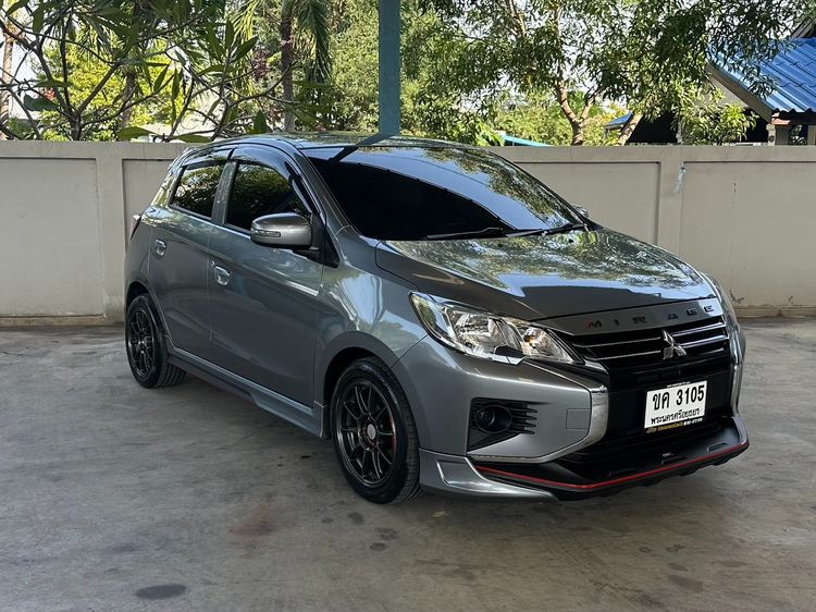 Mitsubishi Mirage 2022 1.2 GLX Sedan เบนซิน ไม่ติดแก๊ส เกียร์อัตโนมัติ เทา รูปที่ 2