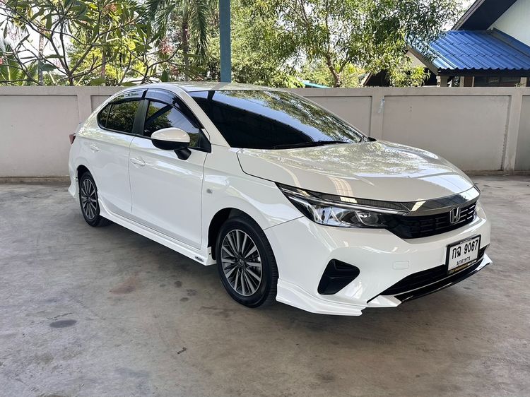 Honda City 2024 1.0 S Sedan เบนซิน ไม่ติดแก๊ส เกียร์อัตโนมัติ ขาว รูปที่ 2