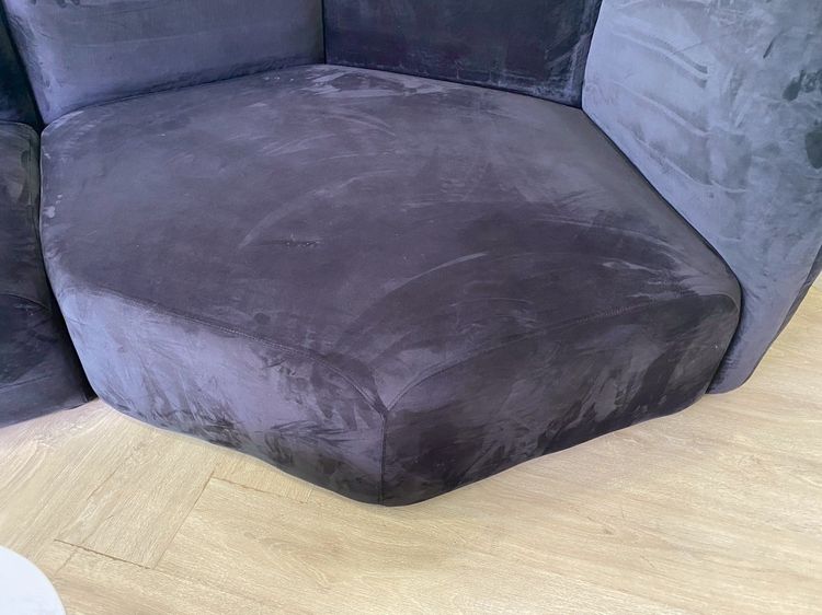 โซฟา 3 ที่นั่ง เบาะผ้า สีเทา สไตล์อิตาลี ยี่ห้อ Standard รูปที่ 6