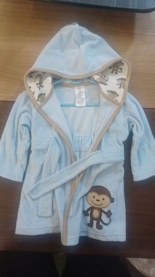 เสื้อคลุมอาบน้ำเสื้อคลุมกันหนาว สำหรับเด็ก 0-9 เดือน รูปที่ 3