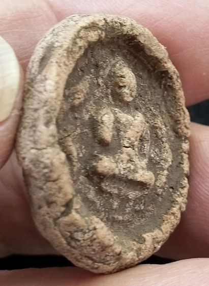 พระถ้ำเสือปางปฐมเทสนา กรุเขาทำเทียม อู่ทอง สุพรรณบุรี รูปที่ 7