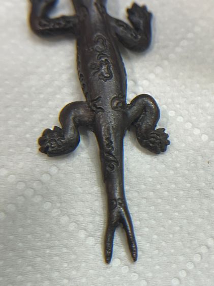 พญาจิ้งจกเรียกทรัพย์ รุ่น 7 เนื้อทองแดง หลวงปู่หลิว วัดไร่แตงทอง ปี 2537 รูปที่ 3