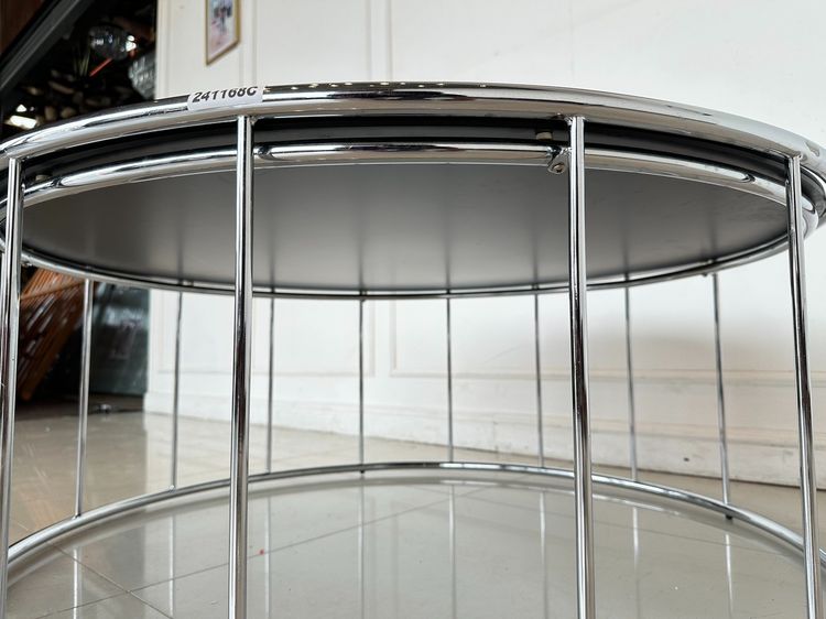 โต๊ะกลาง ท็อปกระจกทรงกลม ขาเหล็ก  รูปที่ 7