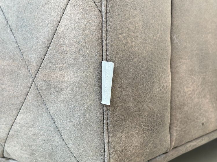 โซฟา 2-3 ที่นั่ง แบรนด์ SB เบาะผ้าสีน้ำตาล ขาเหล็ก พักคอปรับได้  รูปที่ 7