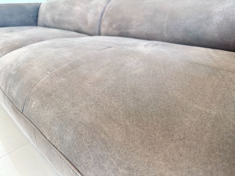 โซฟา 2-3 ที่นั่ง แบรนด์ SB เบาะผ้าสีน้ำตาล ขาเหล็ก พักคอปรับได้  รูปที่ 11