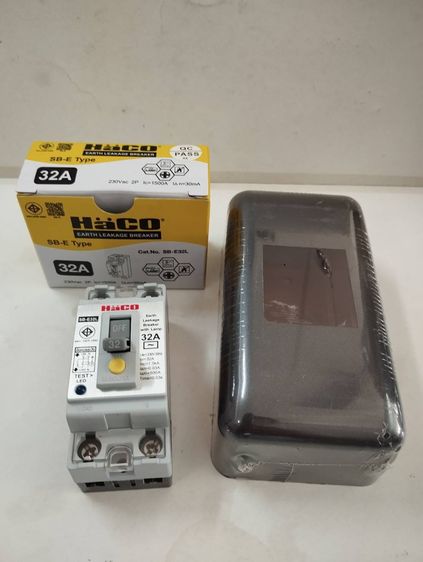 HACO เซฟตี้เบรกเกอร์กันดูด กันรั่ว มีสัญญาณไฟโชวืขนาด 2P32A พร้อมกล่องใส่เบรกเกอร์ รูปที่ 6