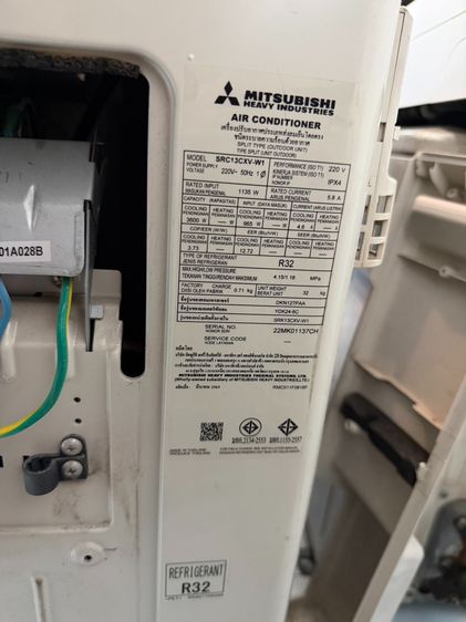 ขายแอร์มือ2 ขนาด12,000 BTU Mitsubishi Heavy รุ่น SRK13CXV-W1  รูปที่ 4