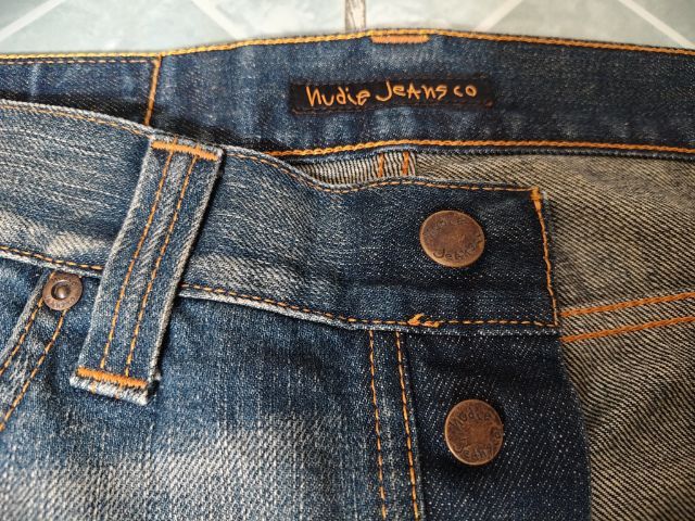 ขายยีนส์ nudie ฟอกสวยมาก ของแท้  made in italy รูปที่ 8