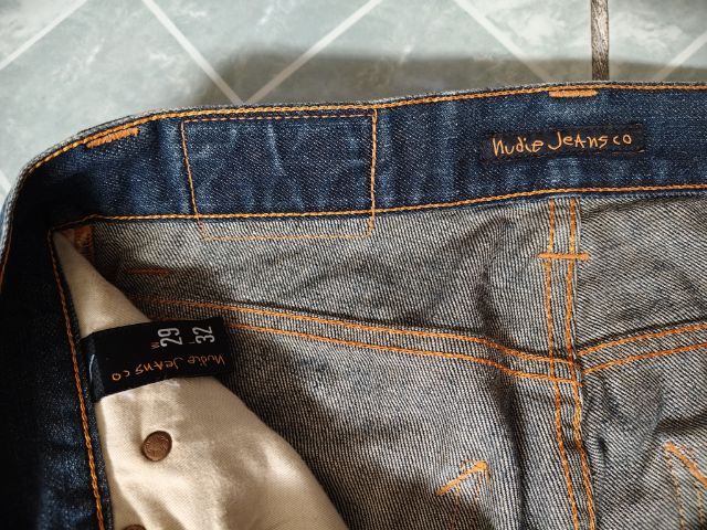 ขายยีนส์ nudie ฟอกสวยมาก ของแท้  made in italy รูปที่ 11