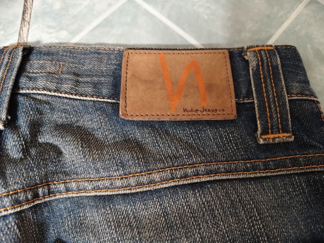 ขายยีนส์ nudie ฟอกสวยมาก ของแท้  made in italy รูปที่ 9