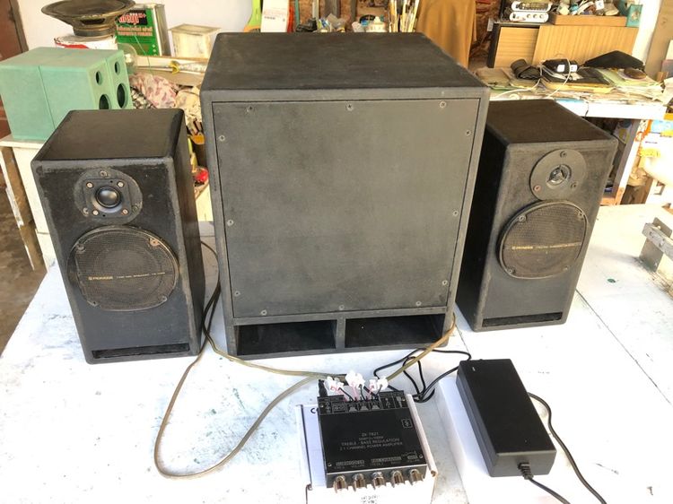 ตู้ลำโพง แอมป์จิ๋ว 2.1