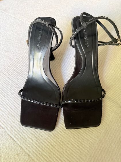 รองเท้าส้นสูง สีดำ สูง 3 นิ้ว size39 รูปที่ 3
