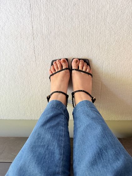 รองเท้าส้นสูง สีดำ สูง 3 นิ้ว size39 รูปที่ 2