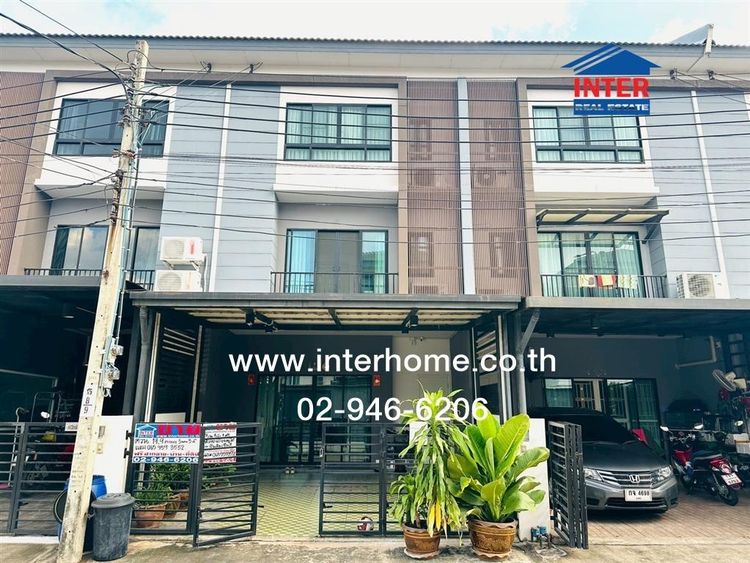 ทาวน์โฮม 3 ชั้น 19.9 ตร.ว. หมู่บ้านเดอะคอนเนค30 ซอยเพชรเกษม48 ถนนเพชรเกษม ถนนกาญจนาภิเษก เขตภาษีเจริญ กรุงเทพมหานคร