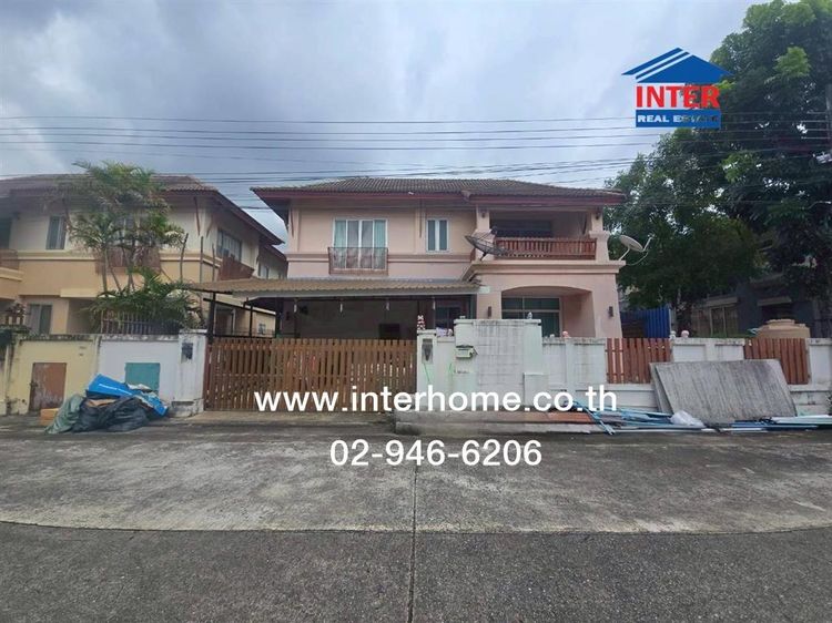 บ้านเดี่ยว 2 ชั้น 87 ตร.ว. หมู่บ้านกฤษณา วัชรพล ซอยวัชรพล1-1 แยก2 ถนนวัชรพล ถนนรามอินทรา ถนนพหลโยธิน เขตบางเขน กรุงเทพมหานคร