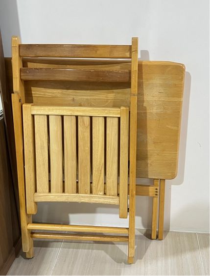 โต๊ะไม้รวมเก้าอี้  งานญี่ปุ่น รูปที่ 5