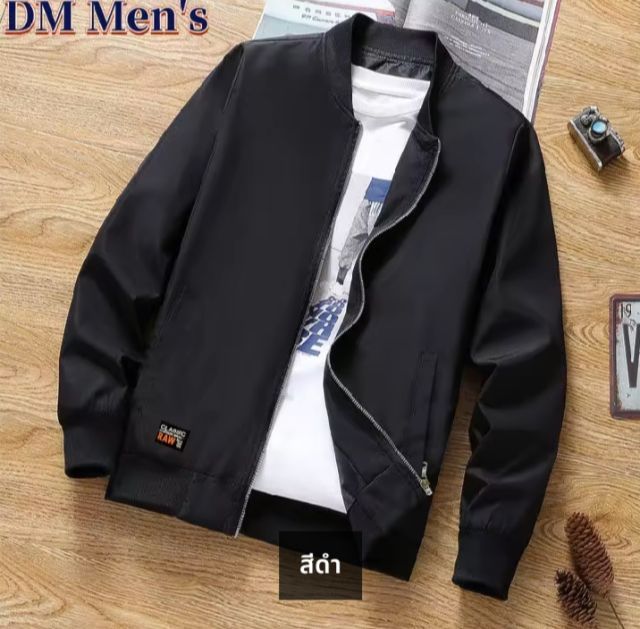 เสื้อแจ็คเก็ตเบสบอล เสื้อกันหนาวแบบลำลองผู้ชาย M-4xl รูปที่ 4