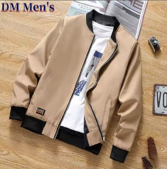 เสื้อแจ็คเก็ตเบสบอล เสื้อกันหนาวแบบลำลองผู้ชาย M-4xl รูปที่ 2