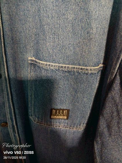 ลดสุดท้าย เสื้อยีนส์  elle hone แท้  ไซด ll. สภาพดี  ขาย 280 บาท รูปที่ 3