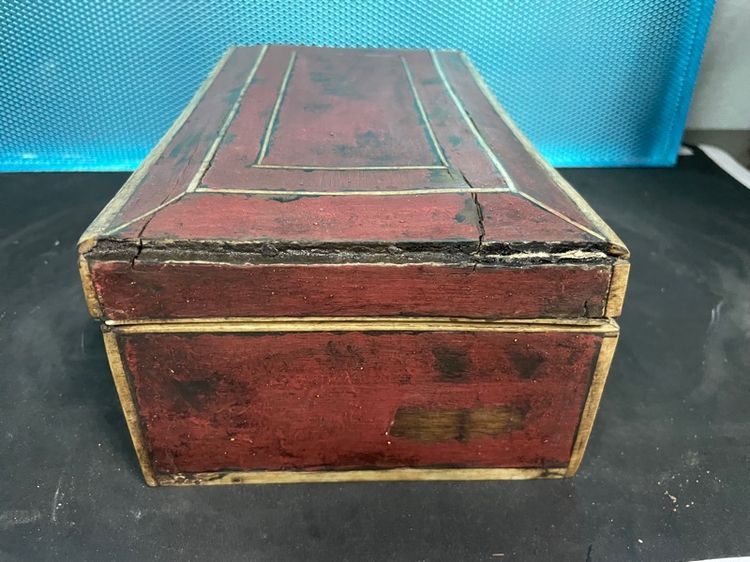 หีบไม้ใบเล็ก งานเก่า  รูปที่ 3