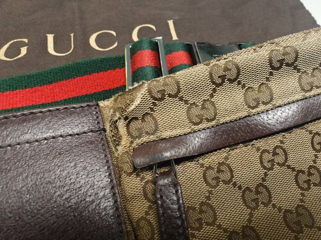 กระเป๋า Gucci Belt Bag แท้ มือสอง หายาก rear item รูปที่ 4