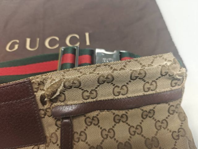 กระเป๋า Gucci Belt Bag แท้ มือสอง หายาก rear item รูปที่ 6