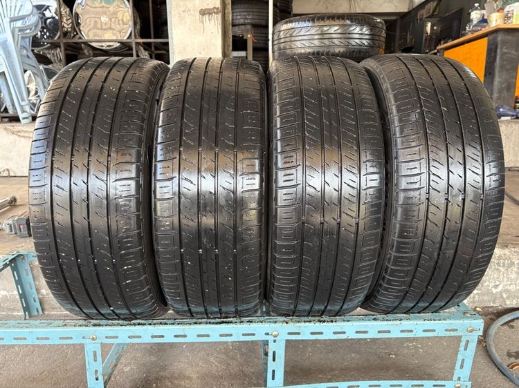 ล้อแม็กขอบ17 TOYOTA WISH ใส่ ALTIS ได้เลยจ้า มีรอยตามการใช้งาน พร้อมยางDUNLOP215-50-17 ปี23 ปีแท้  รูปที่ 6