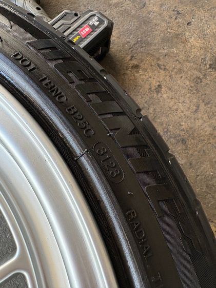 ล้อแม็กขอบ17 RPF1 5รู100 กว้าง8 ออฟ35 มีรอยตามการใช้งาน พร้อมยางDELINTE215-45-17 ปี23 ปีแท้ ยางไทย  รูปที่ 11