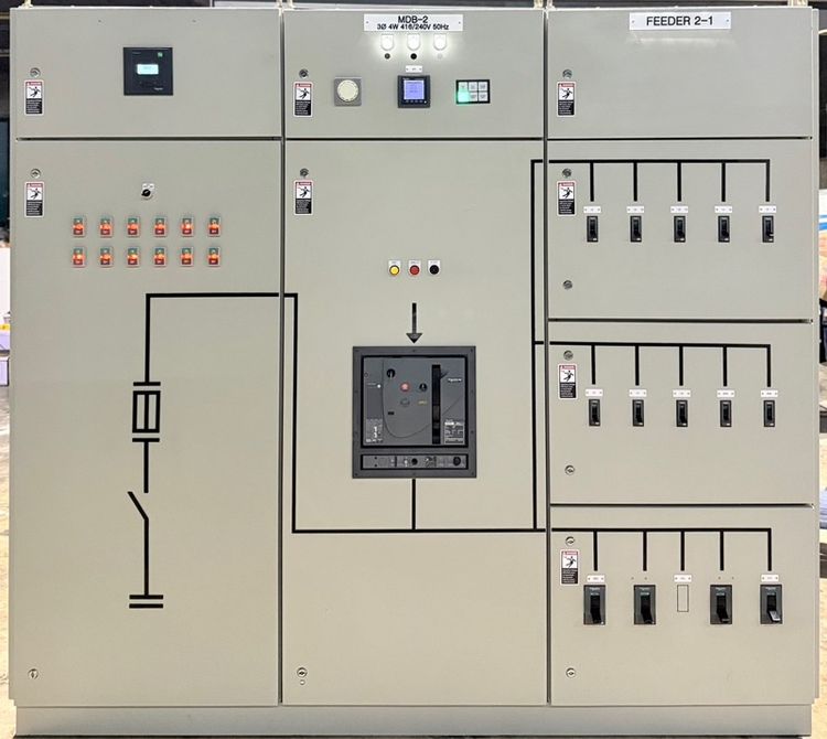 ขายตู้ Mdb Main air circuit breaker Schneider 2000A พร้อม Capbank 12x30kvar Pipat 098-2641749